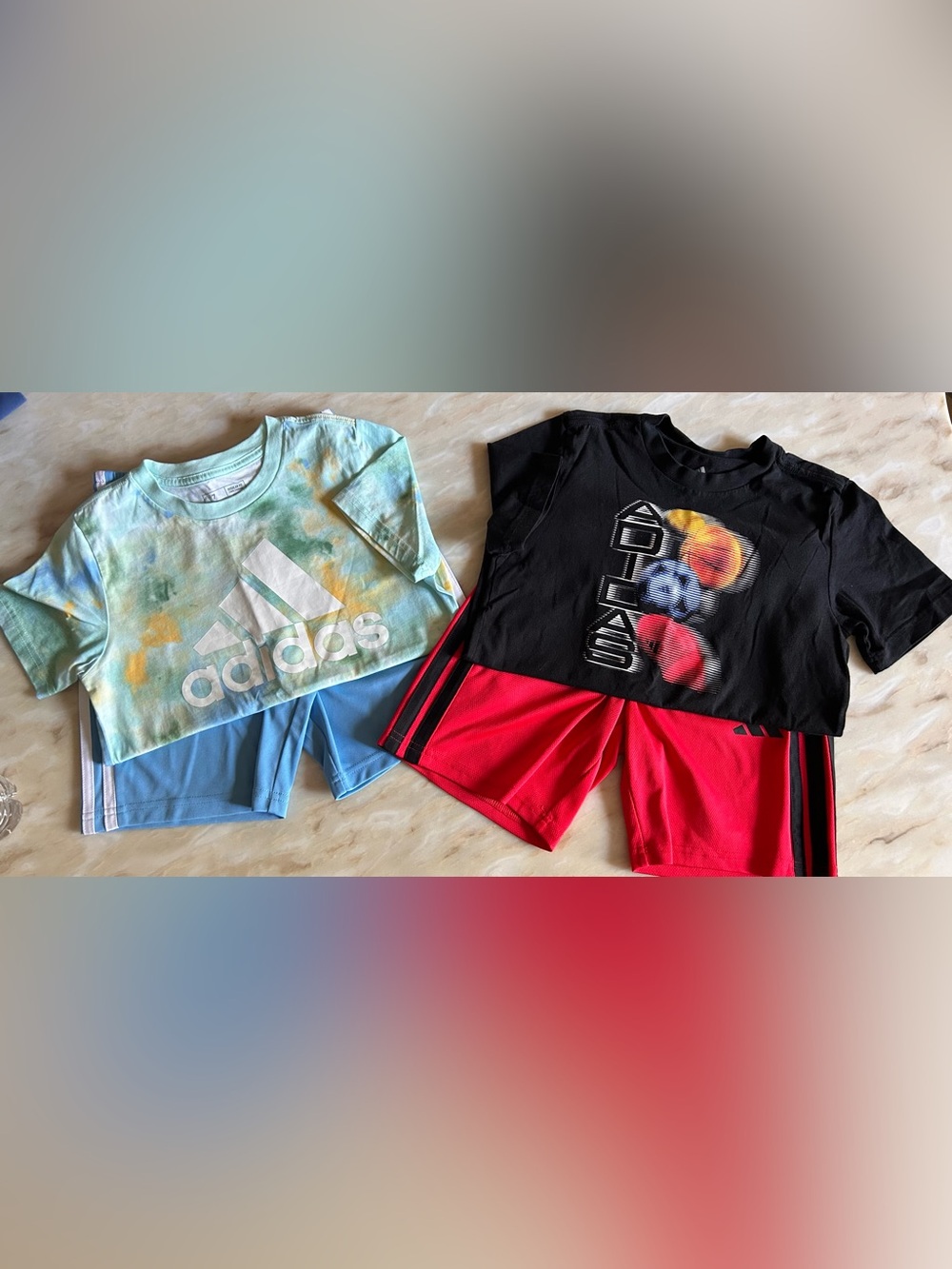 Adidas Shorts Adidas Shirt 4 Piece Set Kids‎ Set Size 7